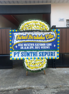 Papan Bunga Duka di Sungainangka